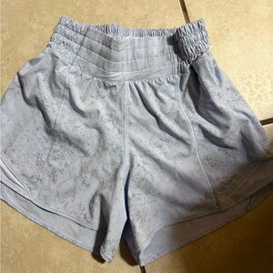 Lululemon Athletica Light Gray Athletic Shorts